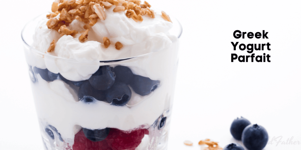 meal prep ideas greek yogurt parfait