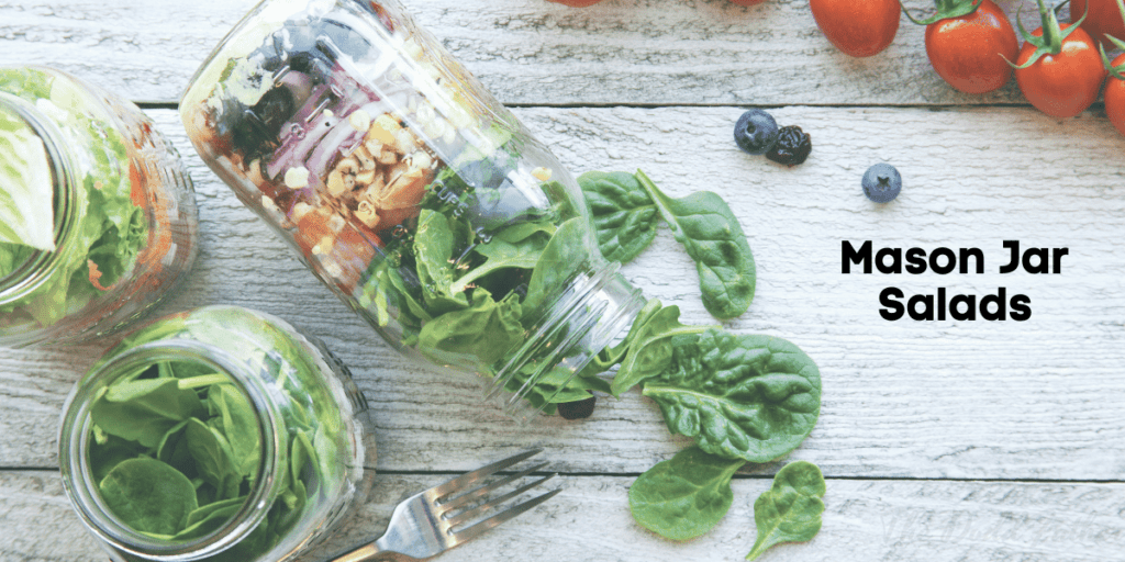 meal prep ideas mason jar salads