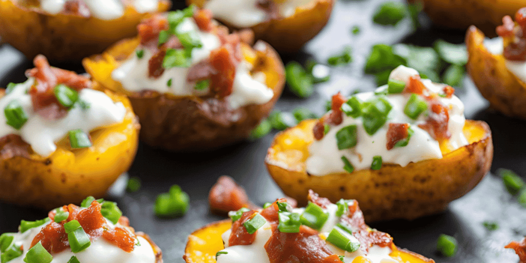 loaded baked potato bites hiking lunch ideas