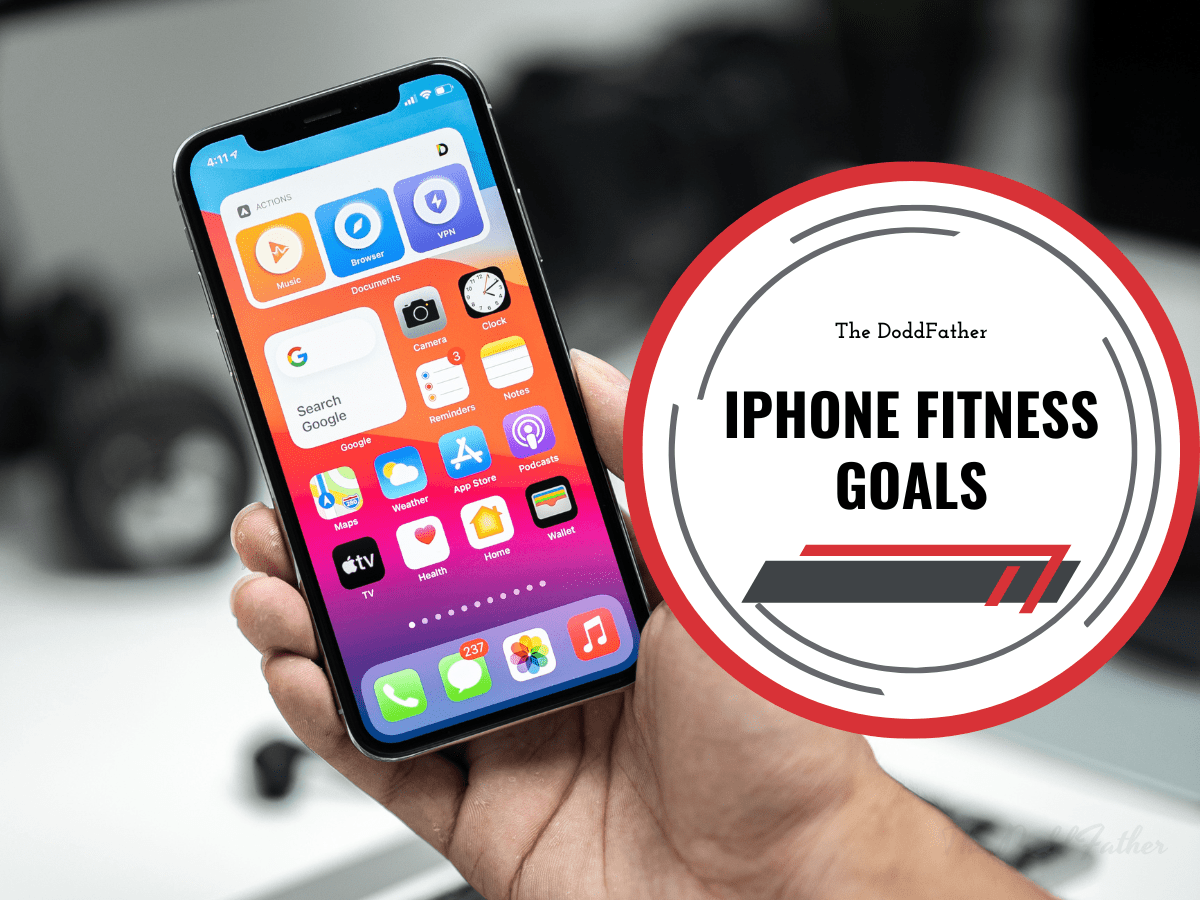 how to change fitness goals on iphone