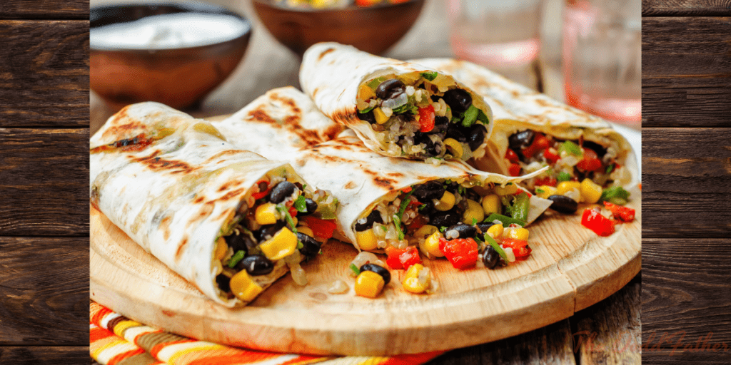 doddfather black bean and corn burritos