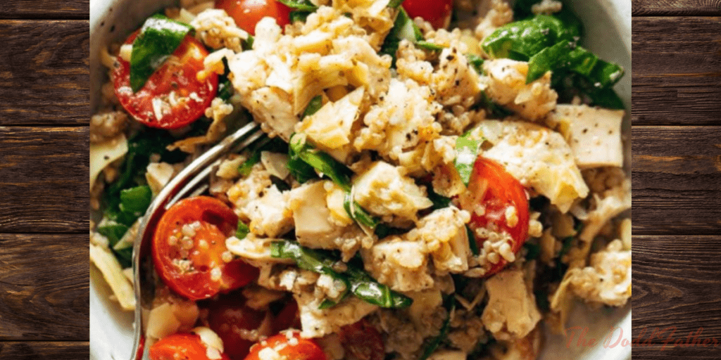 doddfather quinoa chicken salad